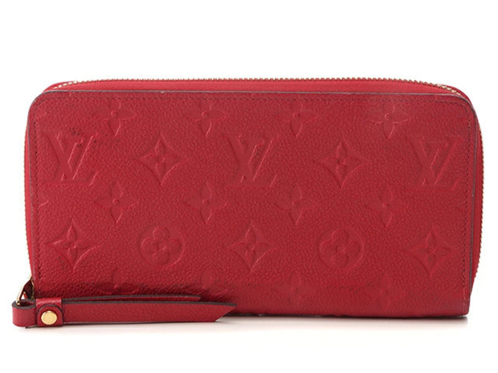 LOUIS VUITTON Zippy Wallet Monogram Empreinte Round Zipper Long